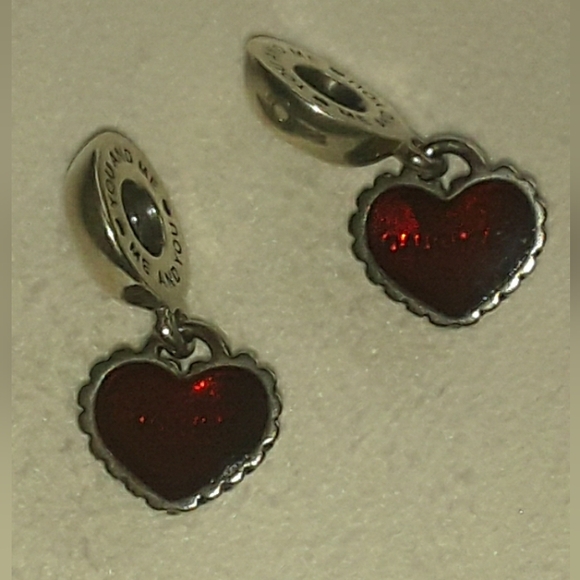 Pandora A piece of my heart/ mother daughter charm set - Picture 1 of 5
